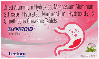 Dynacid Mint Flavour Chewable Tablet 15